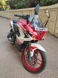 Red & White Bajaj Pulsar RS 200 ABS