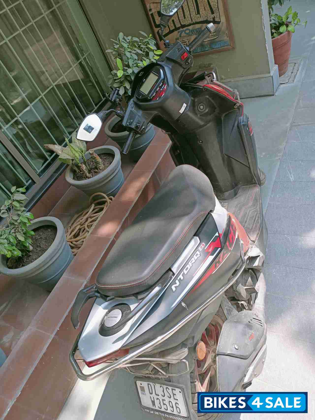 Red TVS NTORQ 125 Race XP