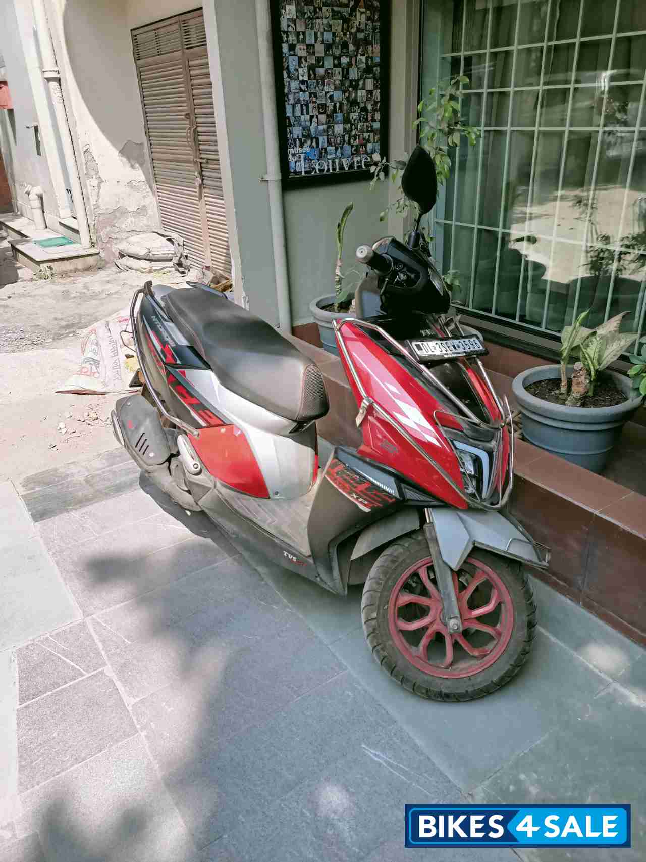 Red TVS NTORQ 125 Race XP