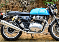 Blue Royal Enfield Continental GT 650 Twin