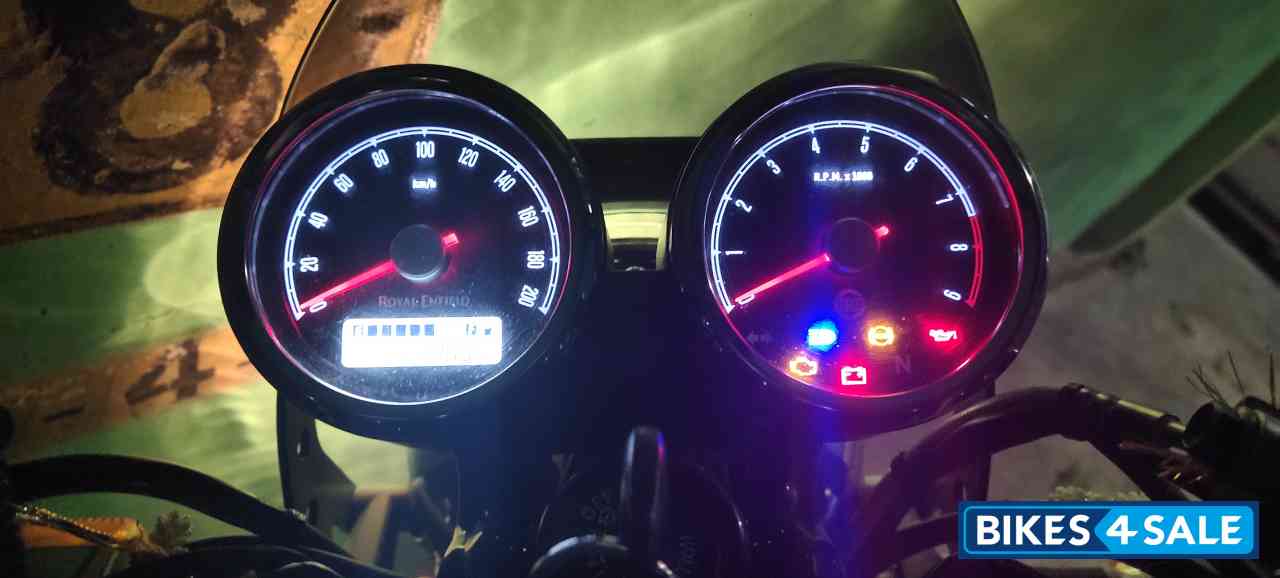 Blue Royal Enfield Continental GT 650 Twin