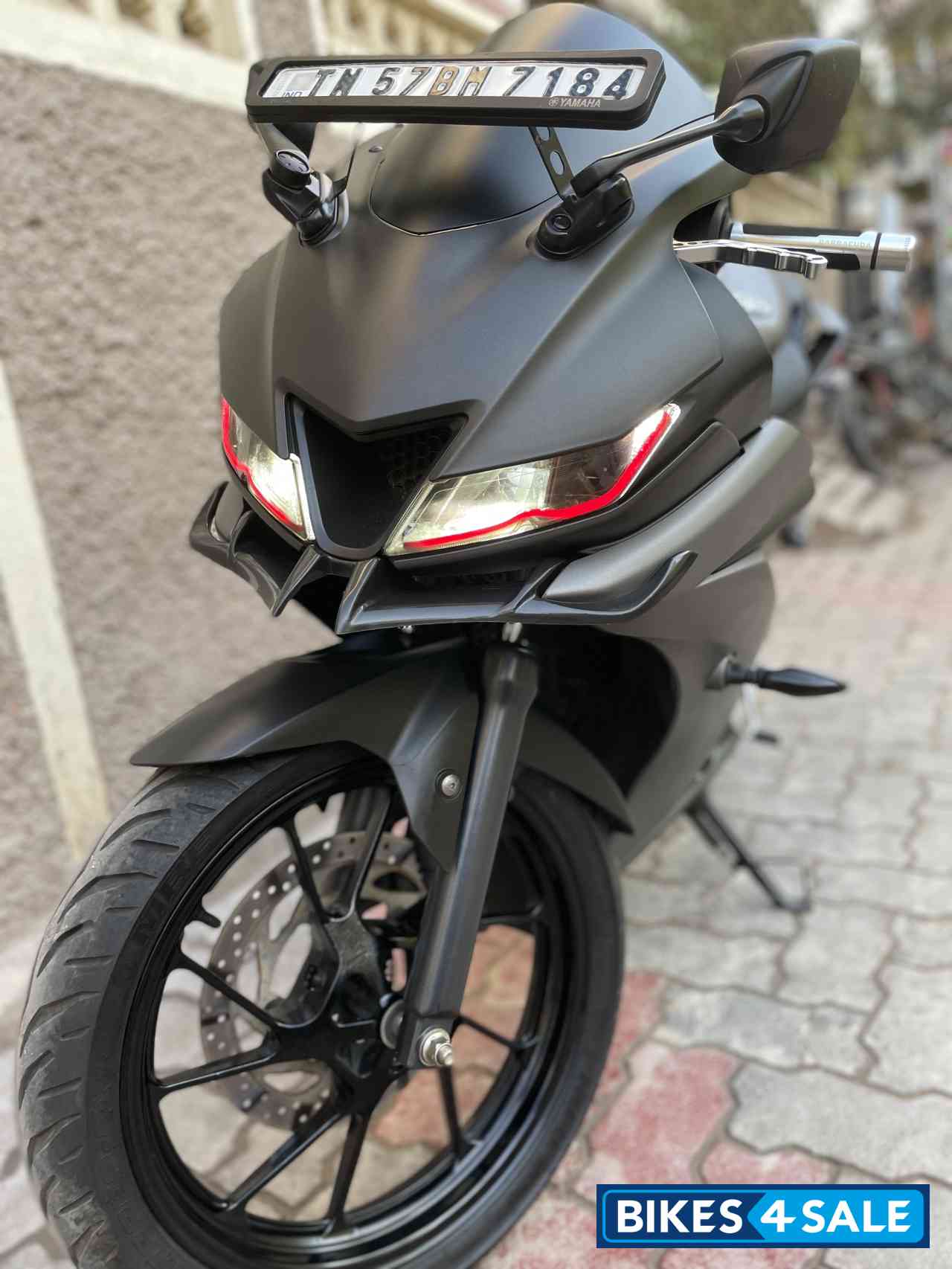 Thunder Grey Yamaha YZF R15 V3 BS6