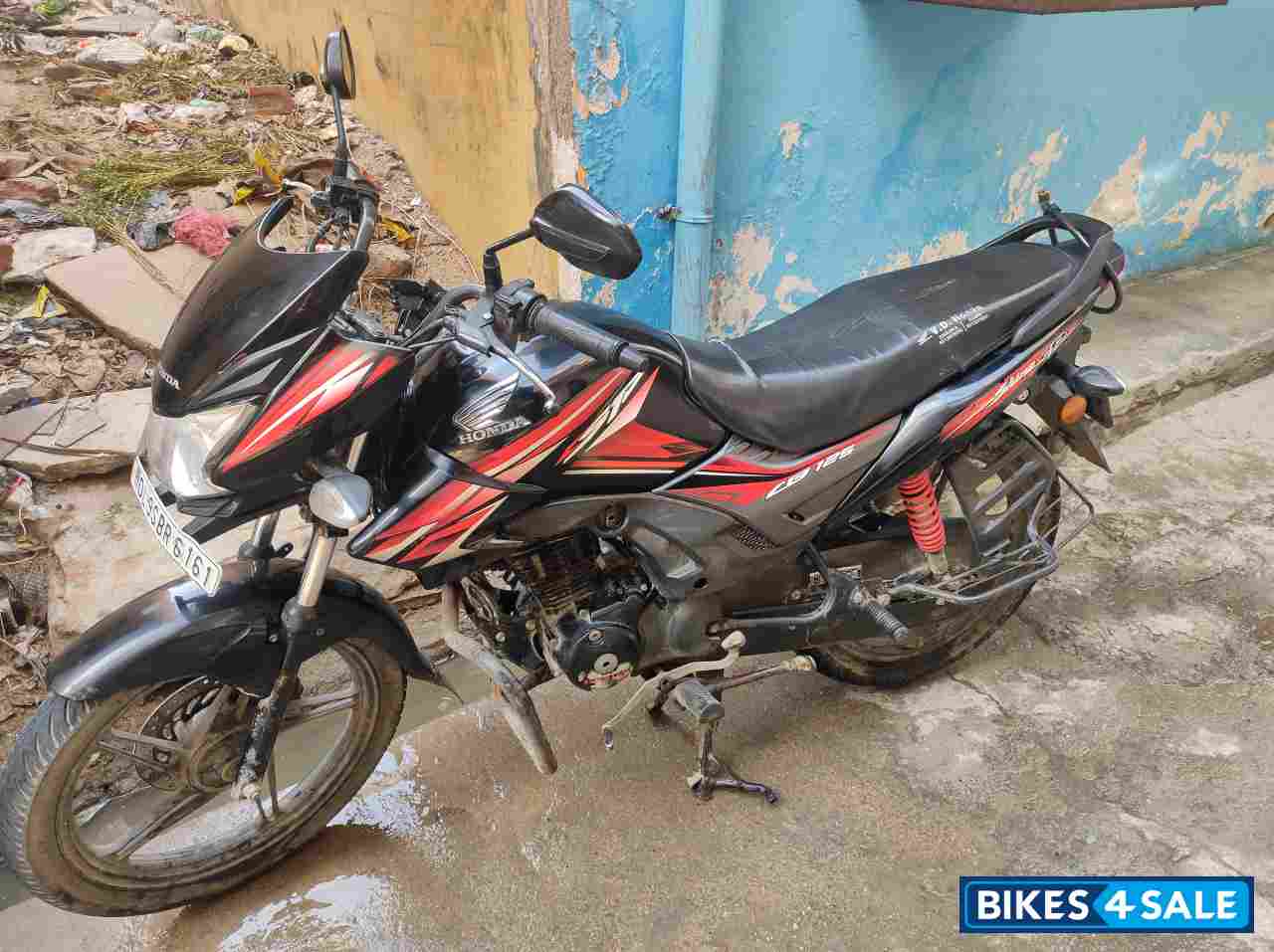 Black And Red Honda SP 125 BSVI