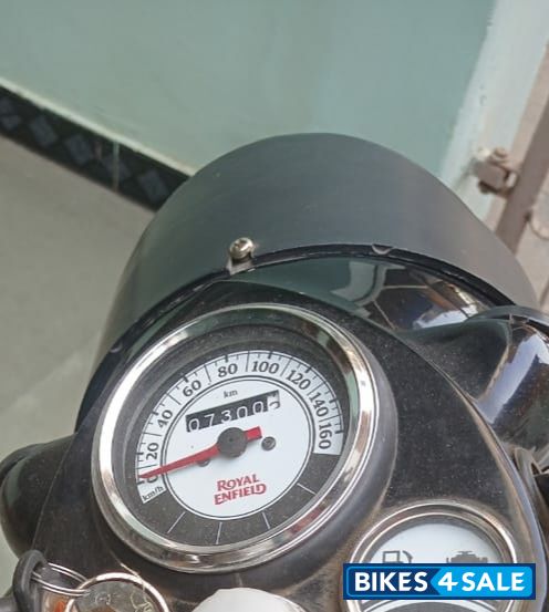 Pure Black Royal Enfield Classic 350 Single Channel BS6