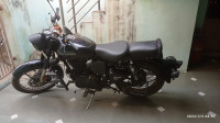 Pure Black Royal Enfield Classic 350 Single Channel BS6