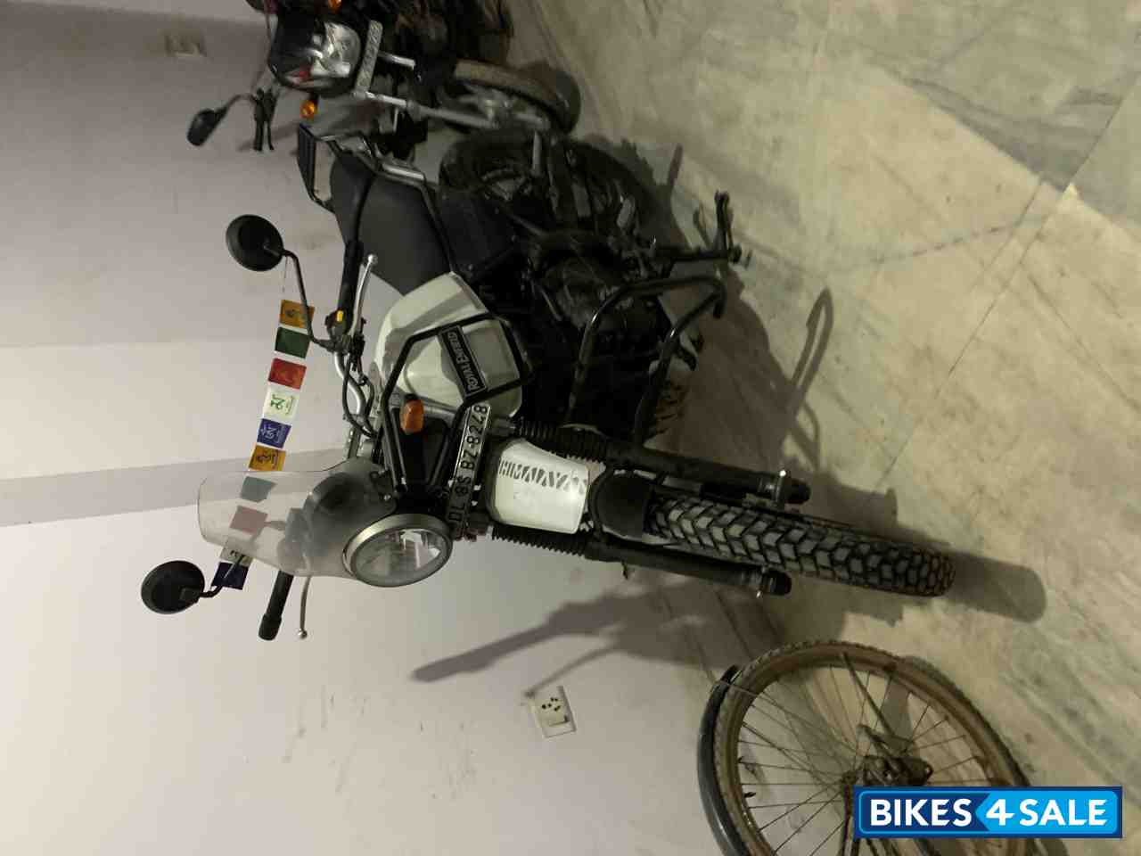 White Royal Enfield Himalayan