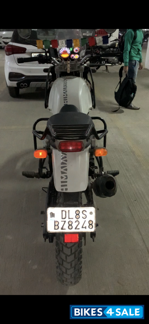 White Royal Enfield Himalayan