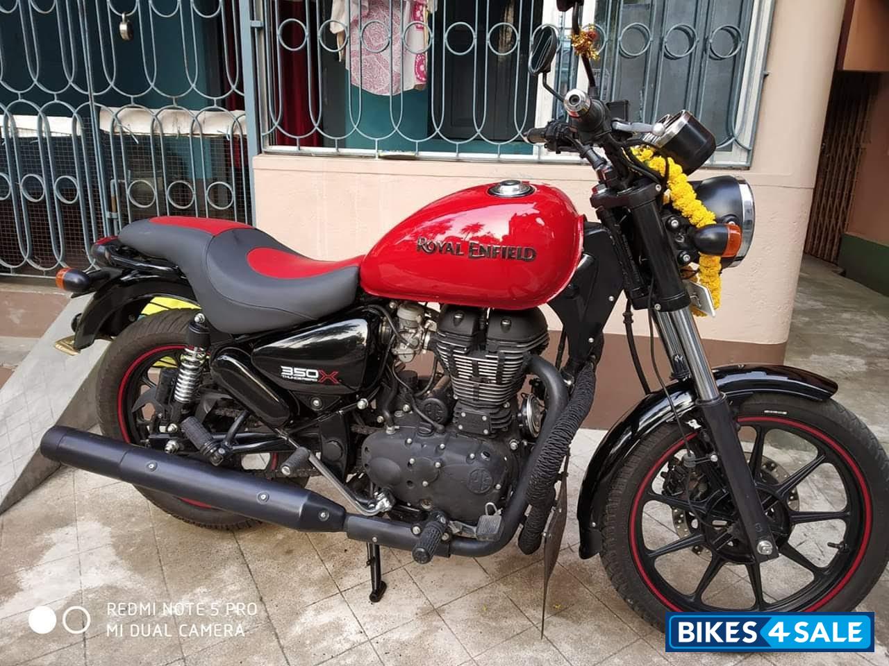 Red And Black Royal Enfield Thunderbird X 350