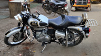 Silver Royal Enfield Classic 500