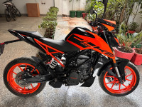 Orange Black KTM Duke 200 ABS