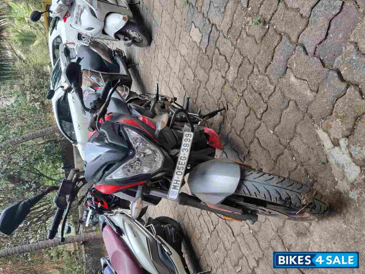 Red Bajaj Pulsar 200 NS ABS