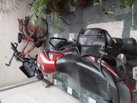 Red Honda CB Shine SP