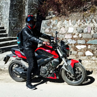 Red Bajaj Dominar 250