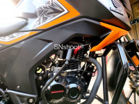 Orange Honda CB Hornet 160R