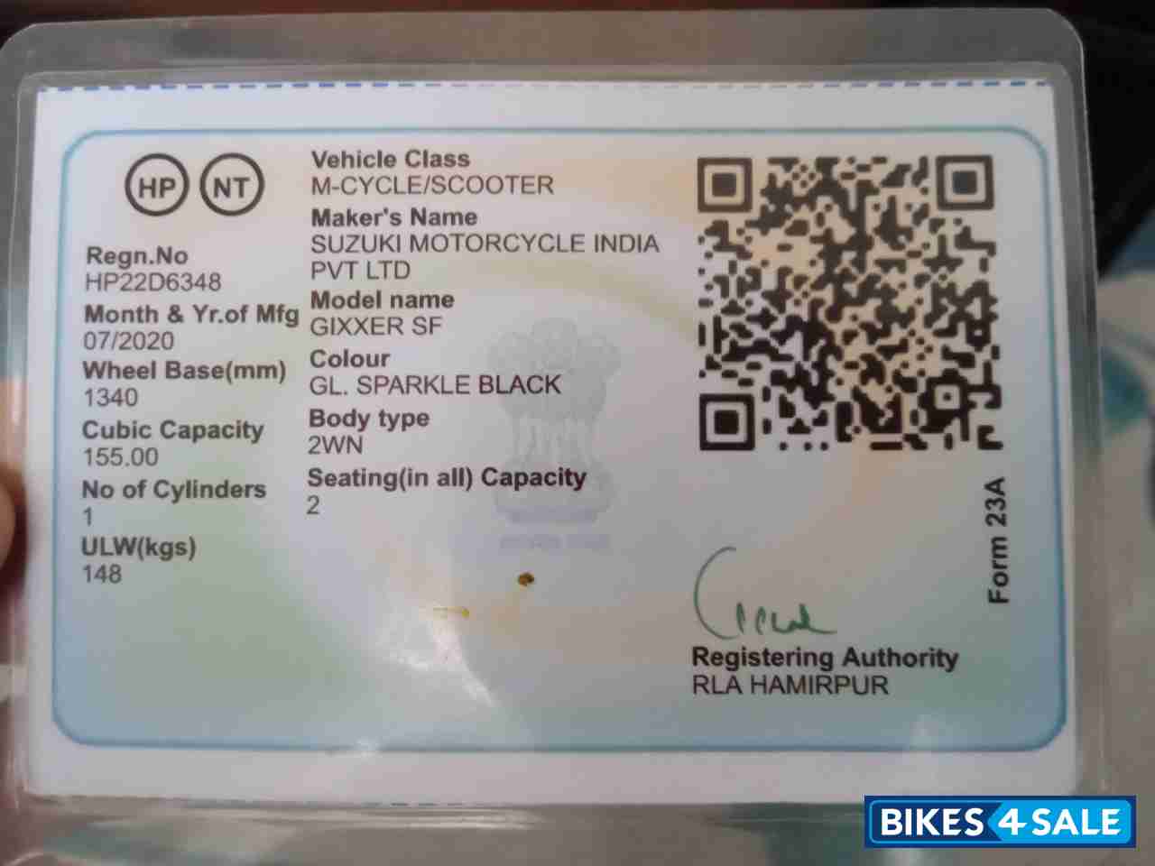 Suzuki Gixxer SF BS6