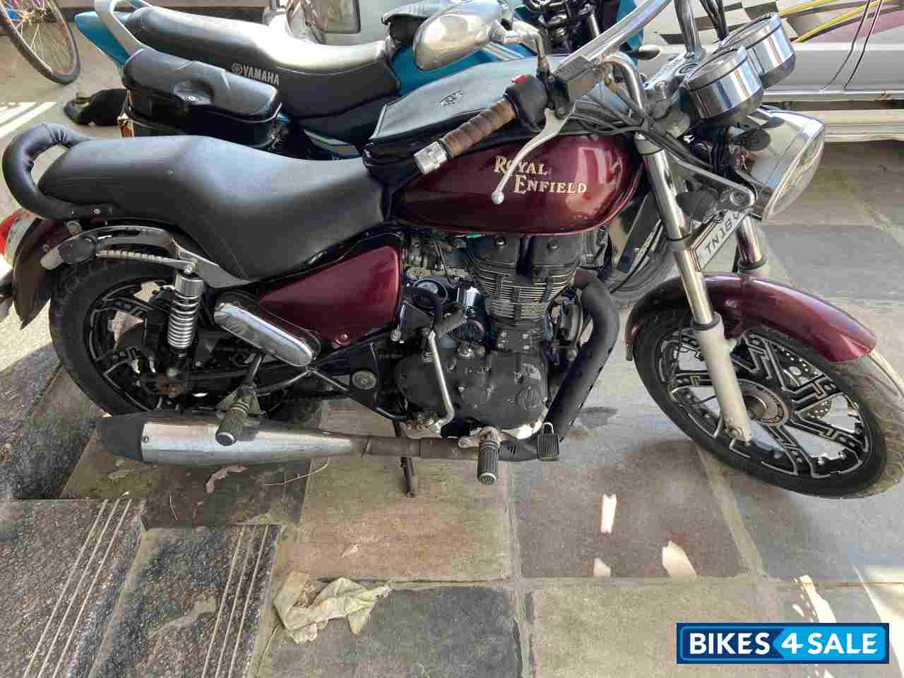 Maroon Royal Enfield Thunderbird 500