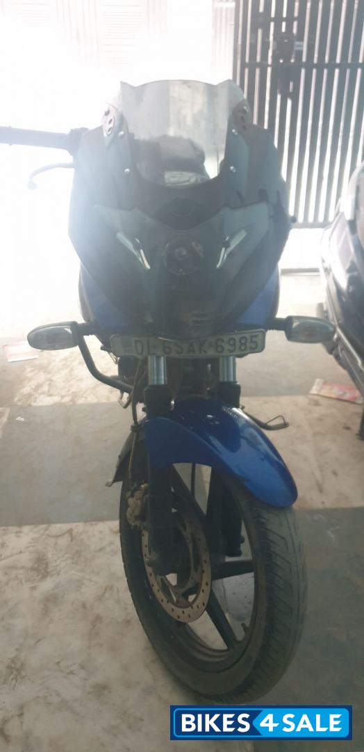 Blue Black Bajaj Pulsar 220 DTSi