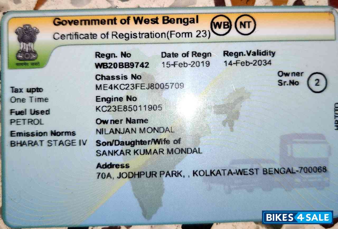 Athletic Blue Metal Honda CB Hornet 160R