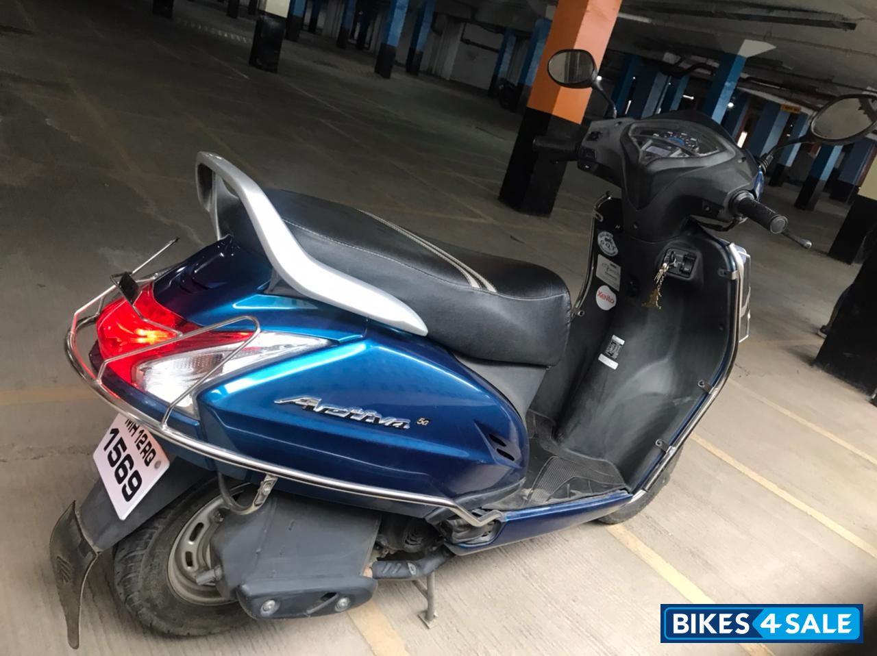 Trance Blue Metallic Honda Activa 5G Trance Blue Metallic Honda Activa 5G