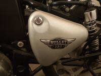 Silver Royal Enfield Bullet Electra