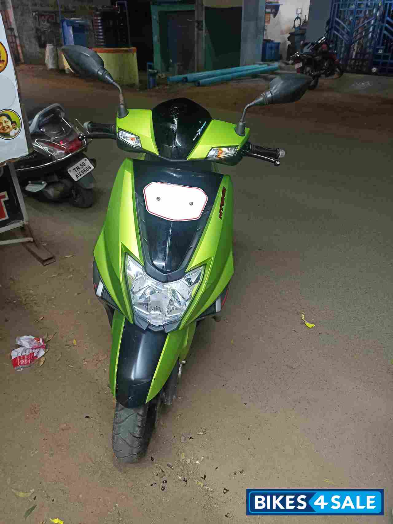 Green And Black TVS NTORQ 125