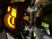 Green And Black Yamaha FZ-S