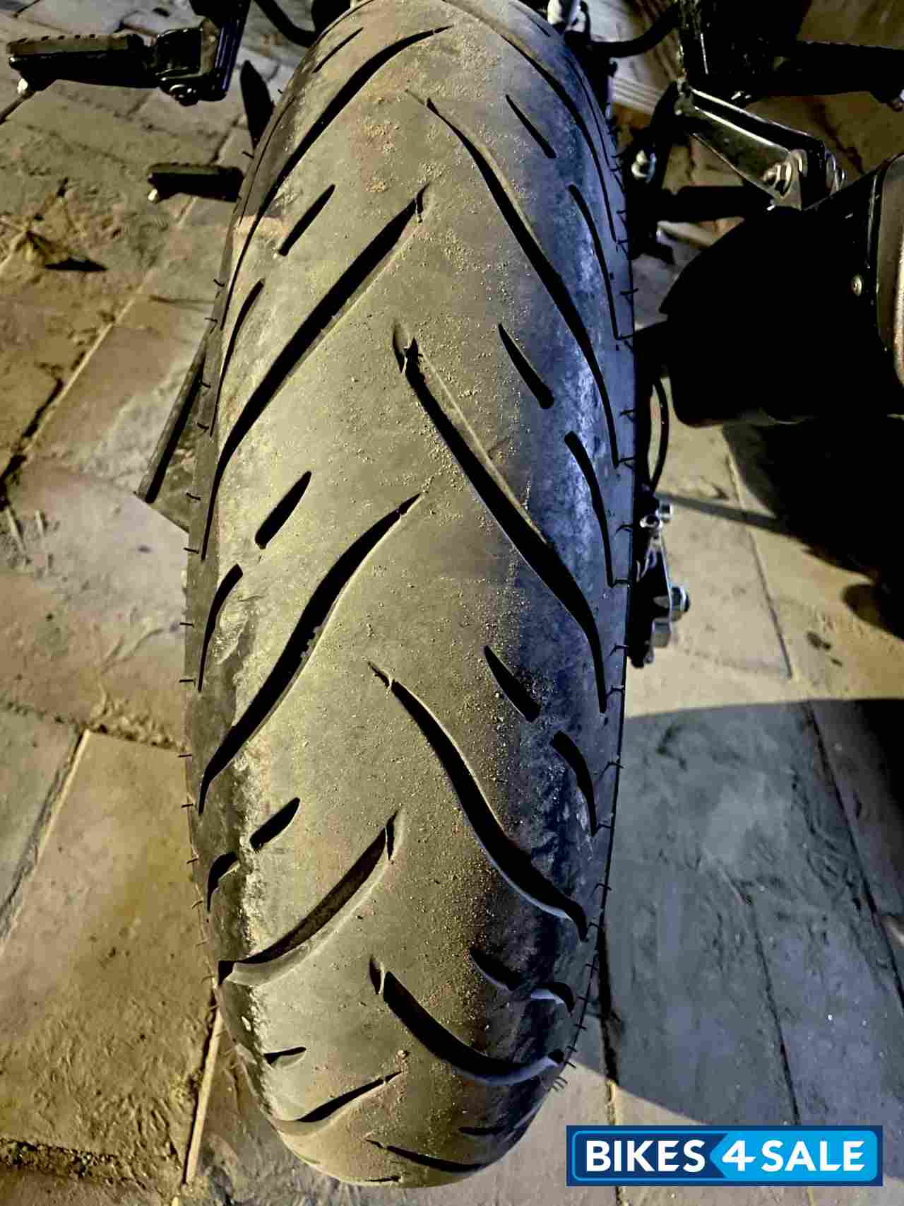 White KTM Duke 390 BS6