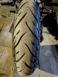 White KTM Duke 390 BS6