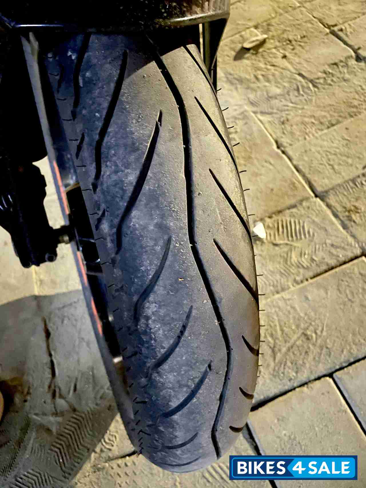 White KTM Duke 390 BS6