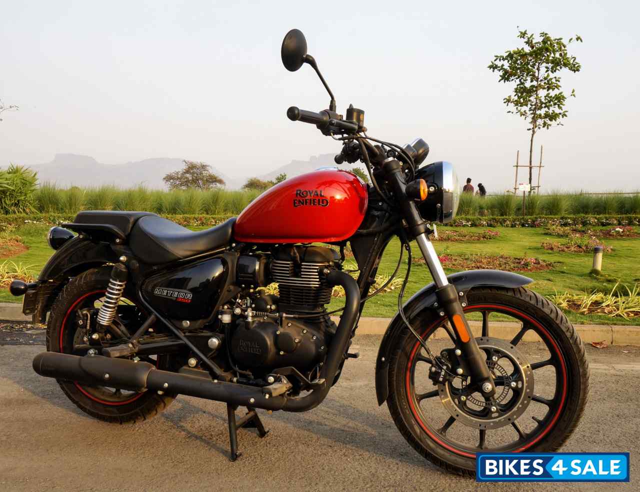 Red Royal Enfield Meteor 350 Fireball