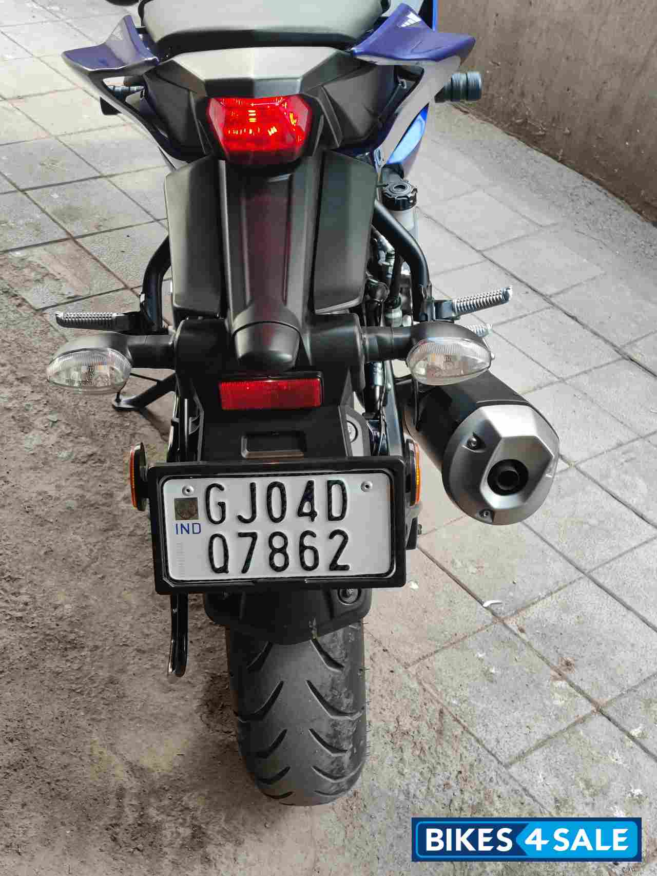 Blue Yamaha YZF R15 V3