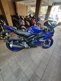 Blue Yamaha YZF R15 V3