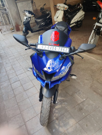 Blue Yamaha YZF R15 V3