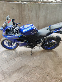 Blue Yamaha YZF R15 V3