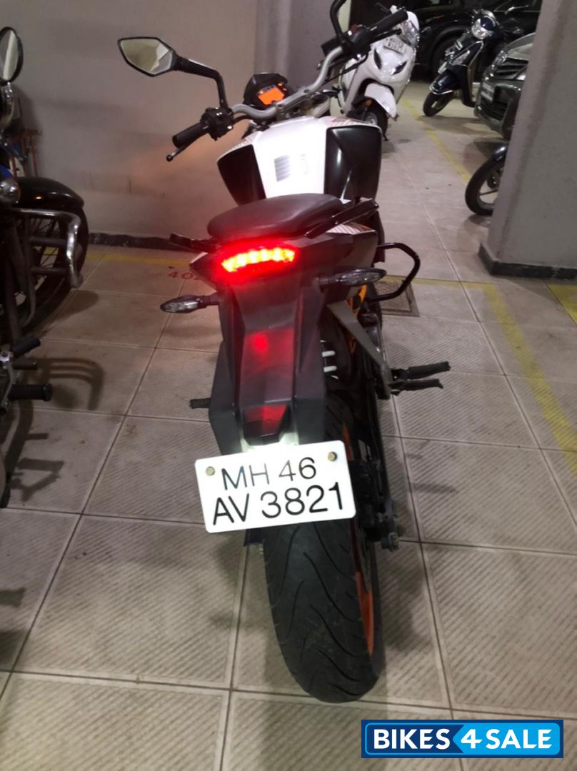 Orange KTM Duke 390