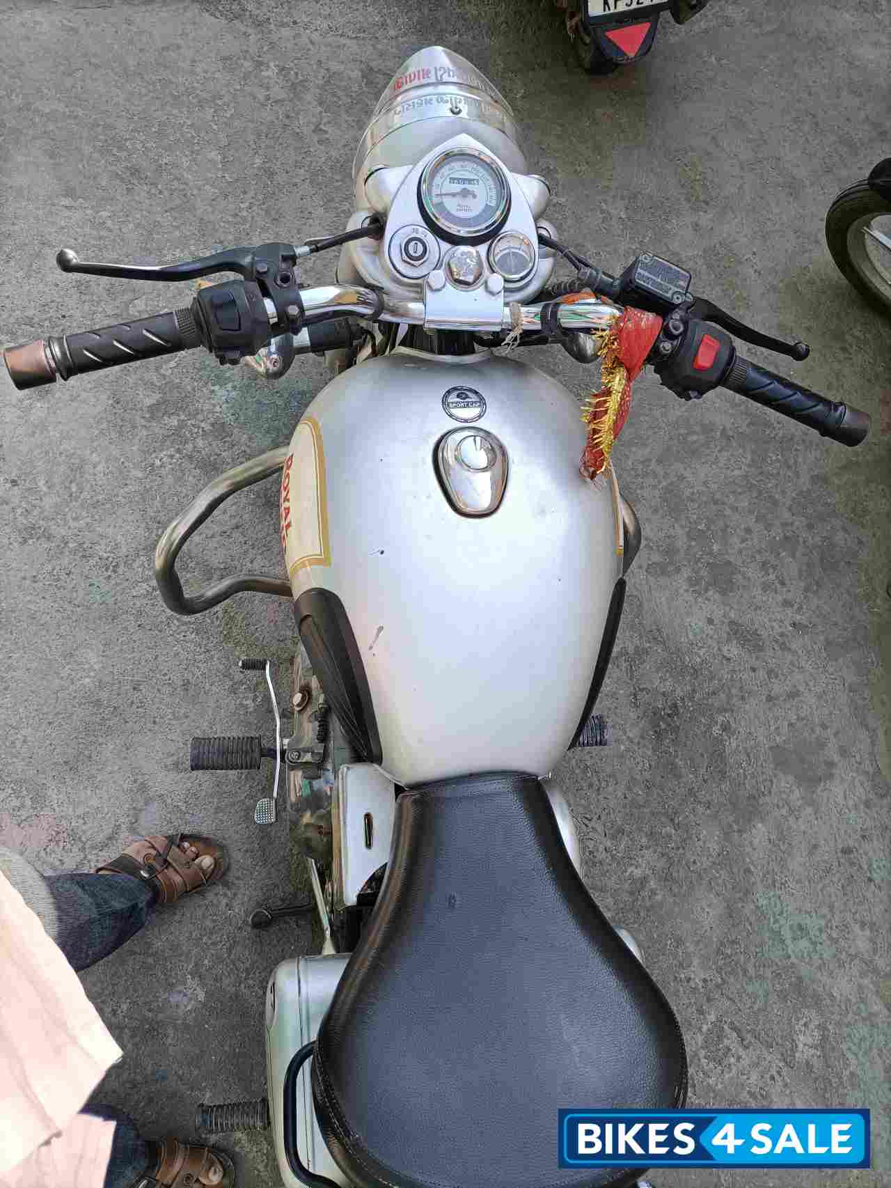 Silver Royal Enfield Classic 350