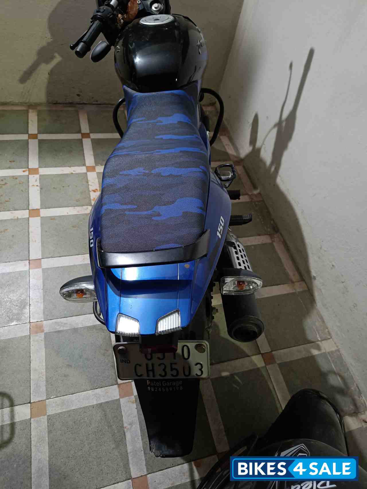 Black & Blue Bajaj Pulsar 150 DTSi
