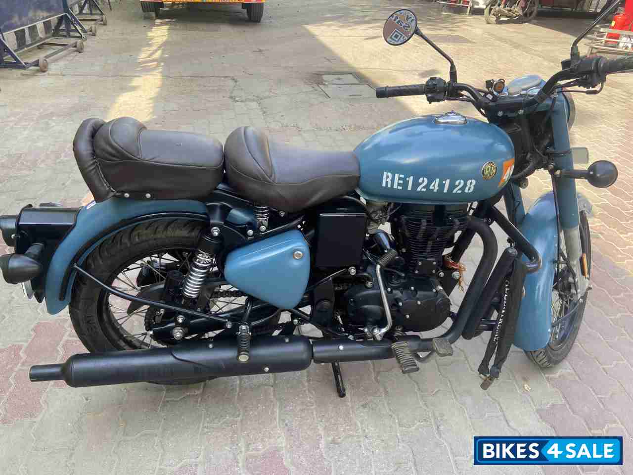 Airborne Blue Royal Enfield Classic Signals Airborne Blue