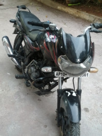 Black & Red Bajaj Discover 125