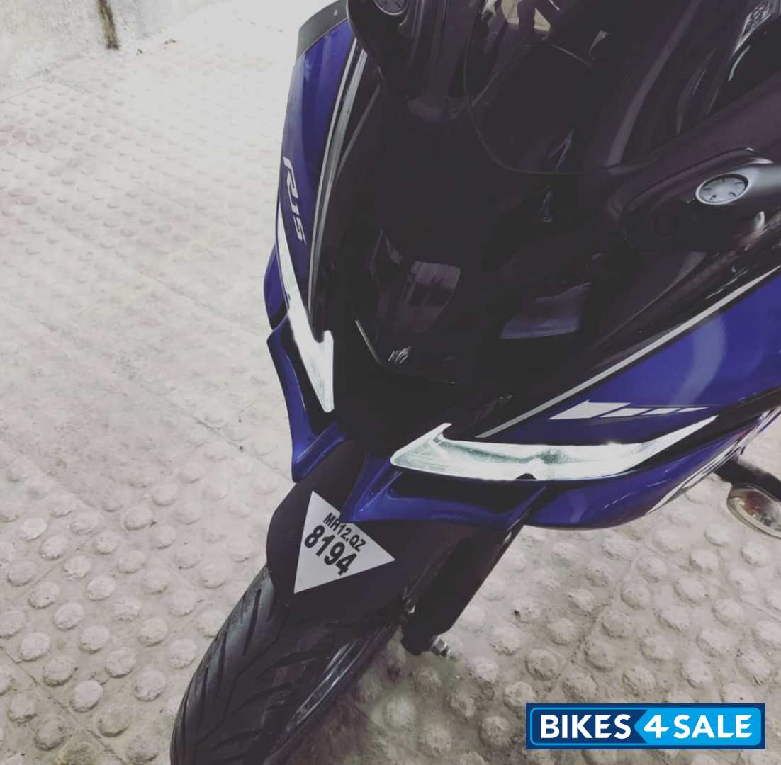 Blue Yamaha YZF R15 V3