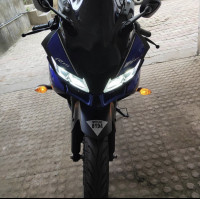 Blue Yamaha YZF R15 V3