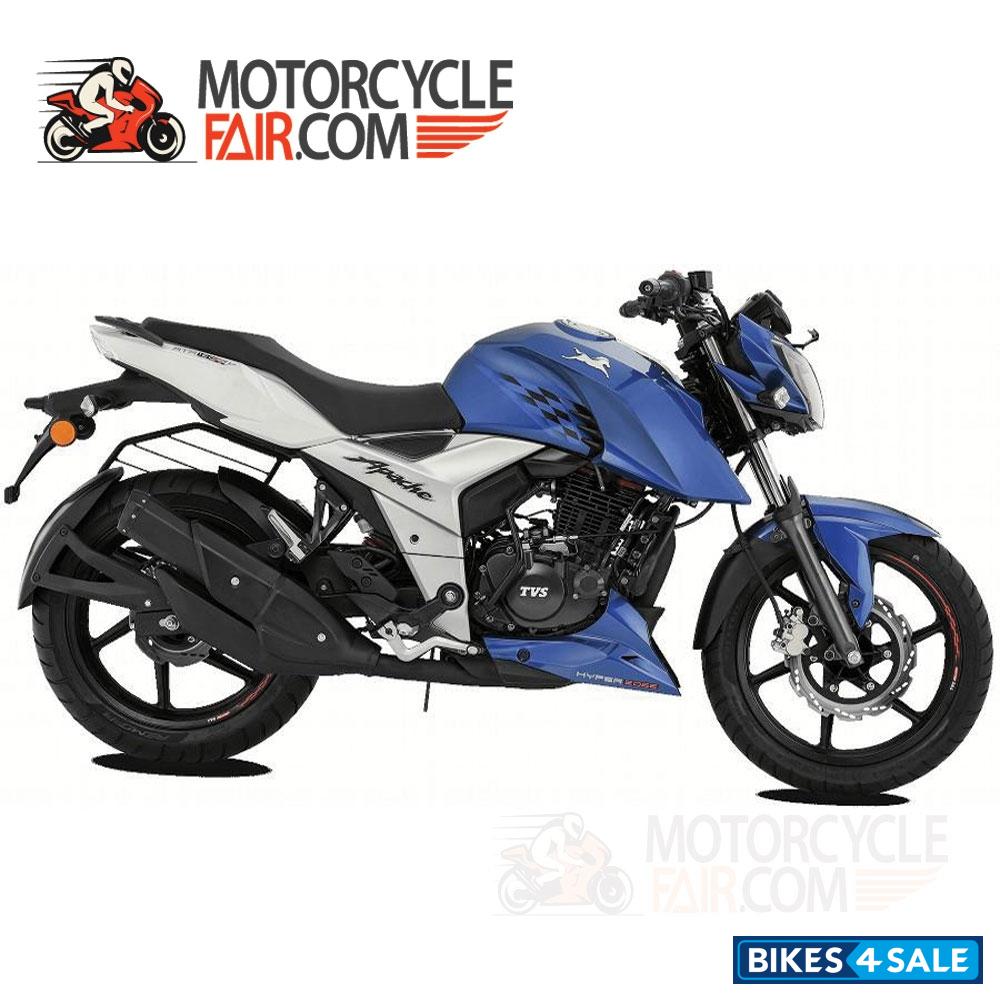 Blue TVS Apache RTR 160 4V