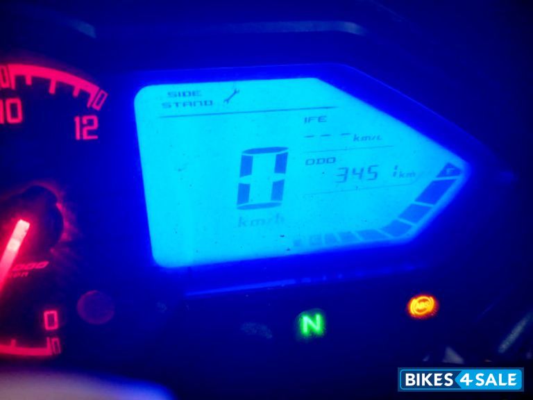 Black Red Bajaj Pulsar