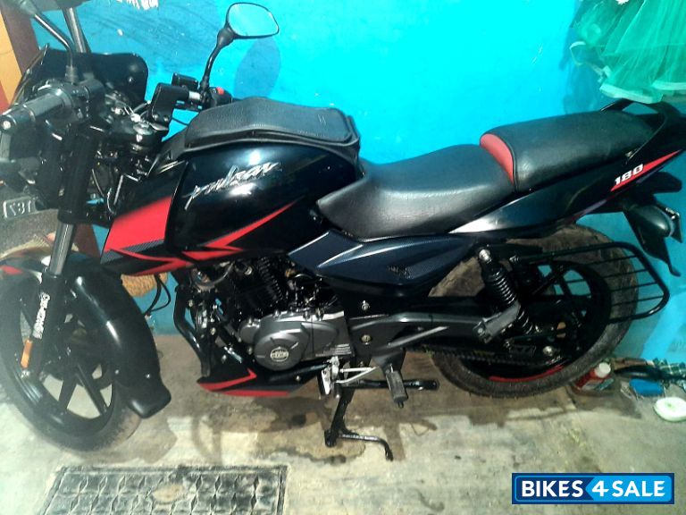 Black Red Bajaj Pulsar