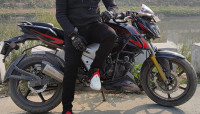 Red Black TVS Apache RTR 160 4V