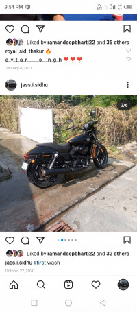 Matt Black Harley Davidson Street 750