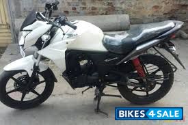 White Honda CB Twister