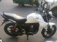 White Honda CB Twister