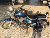 Blue Royal Enfield Thunderbird 350