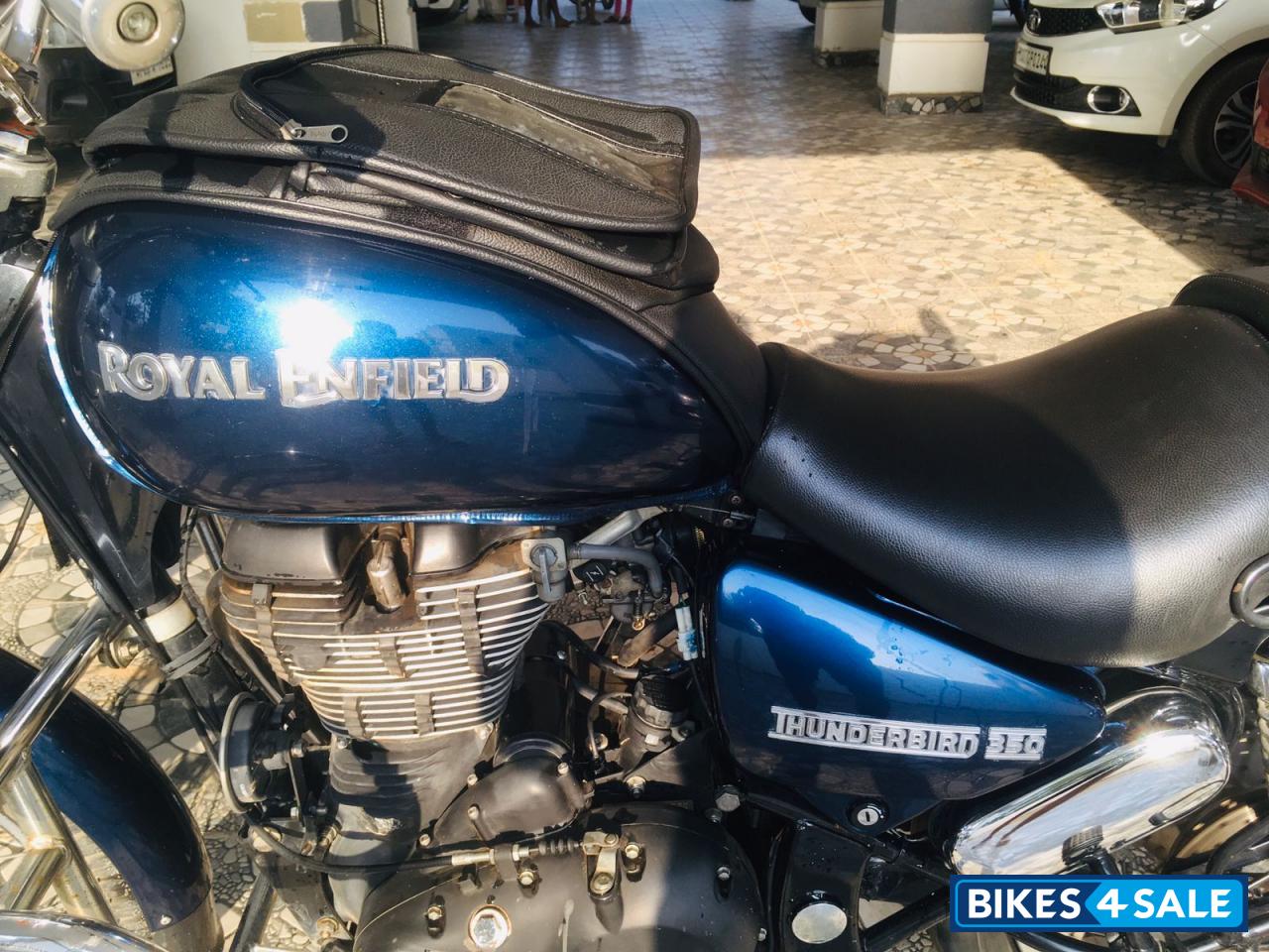 Blue Royal Enfield Thunderbird 350